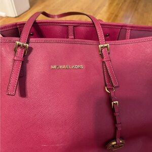 Michael Kors pink shoulder bag